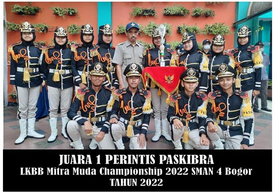 juara 1 perintis paskibra 2022 LKBB MItra Muda Championship 2022 SMAN 4 Bogor.jpg